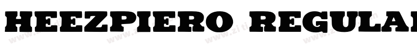 Heezpiero Regular字体转换